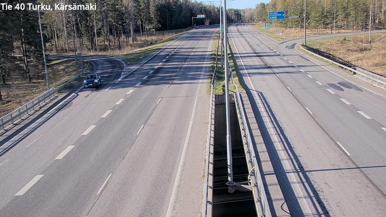 Weather Camera Image Road 40 Turku, Kärsämäki, Turku, Varsinais-Suomi