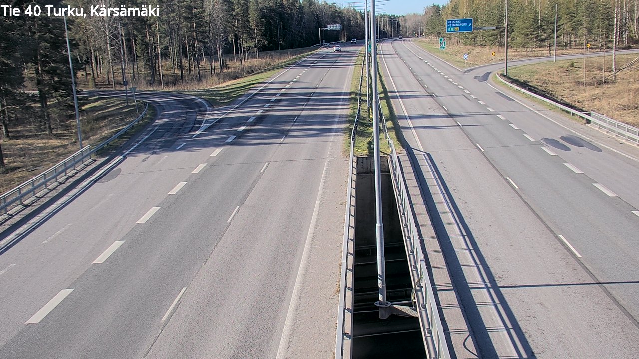 Weather Camera Image Road 40 Turku, Kärsämäki, Turku, Varsinais-Suomi