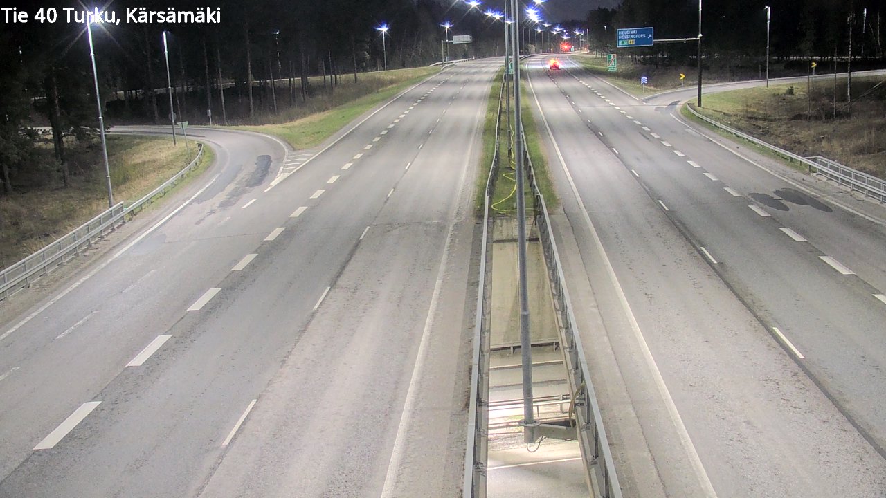 Weather Camera Image Road 40 Turku, Kärsämäki, Turku, Varsinais-Suomi