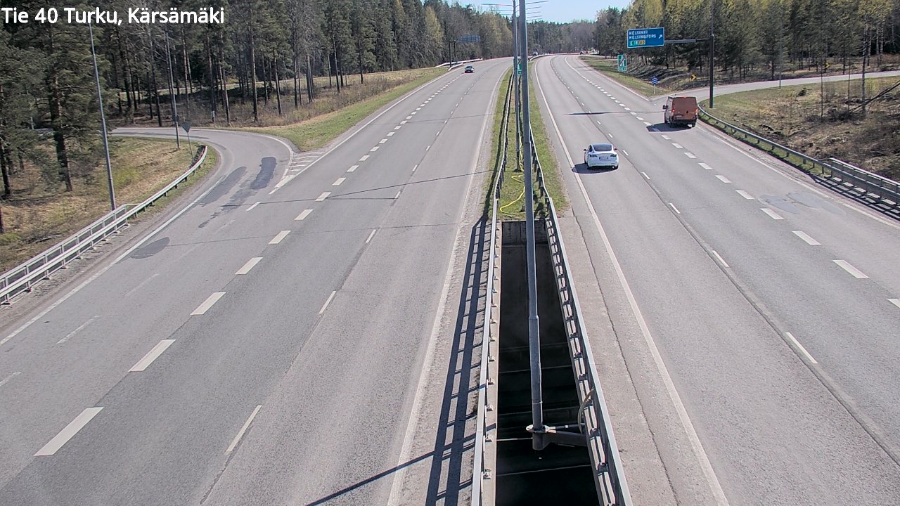 Weather Camera Image Road 40 Turku, Kärsämäki, Turku, Varsinais-Suomi