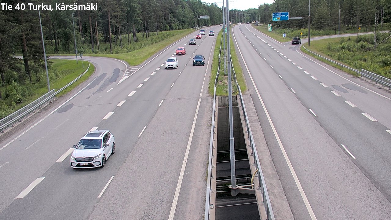 Weather Camera Image Road 40 Turku, Kärsämäki, Turku, Varsinais-Suomi