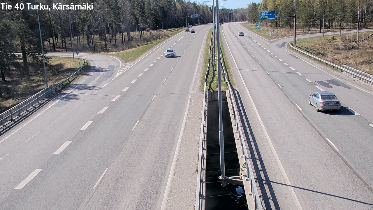 Weather Camera Image Road 40 Turku, Kärsämäki, Turku, Varsinais-Suomi