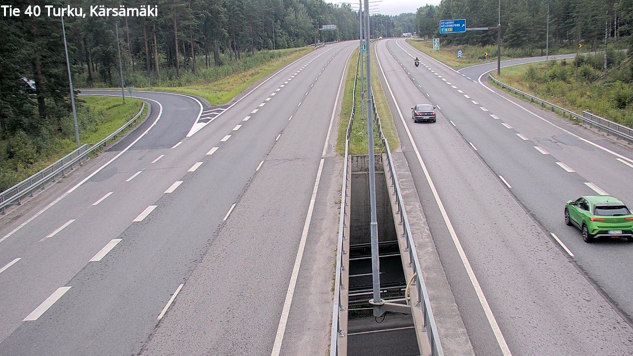 Weather Camera Image Road 40 Turku, Kärsämäki, Turku, Varsinais-Suomi