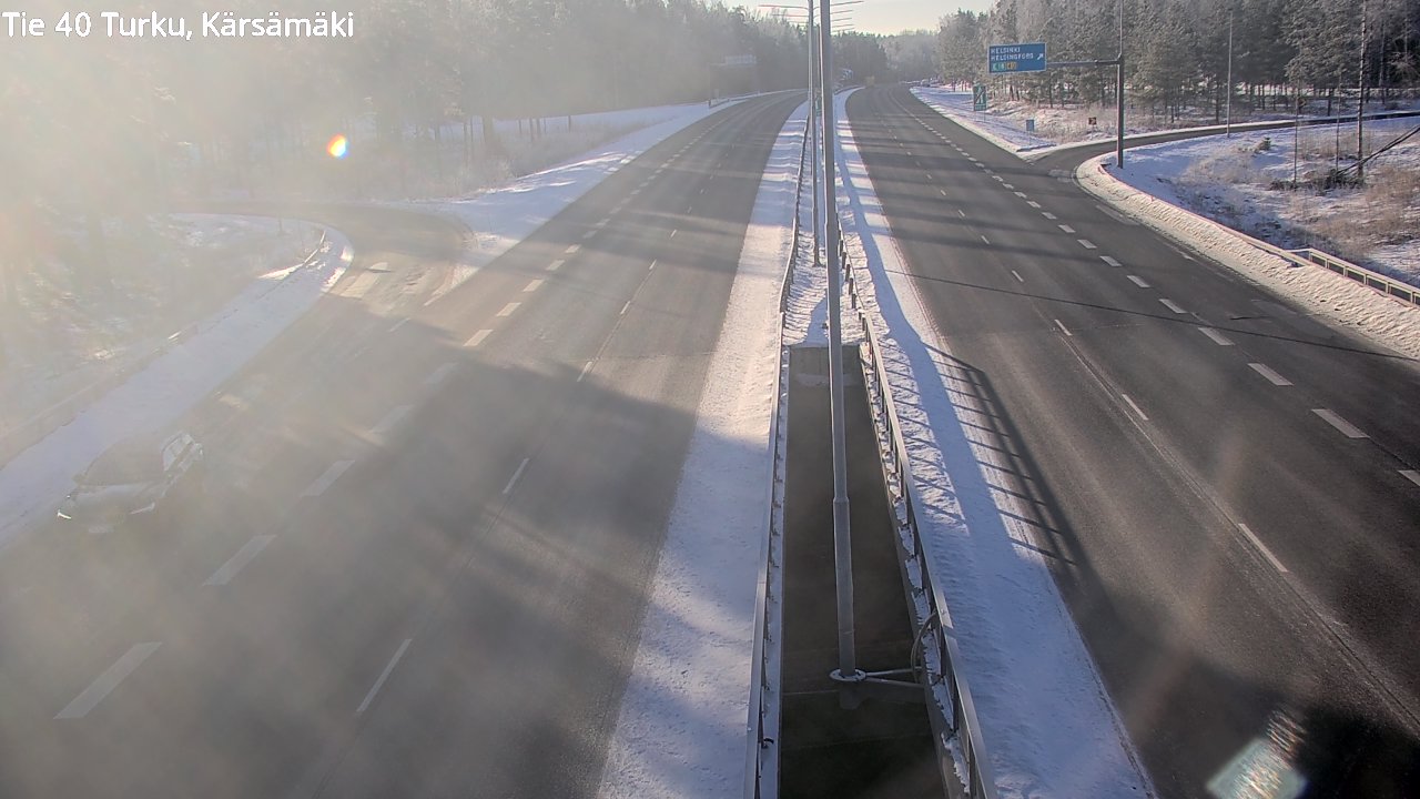 Weather Camera Image Road 40 Turku, Kärsämäki, Turku, Varsinais-Suomi