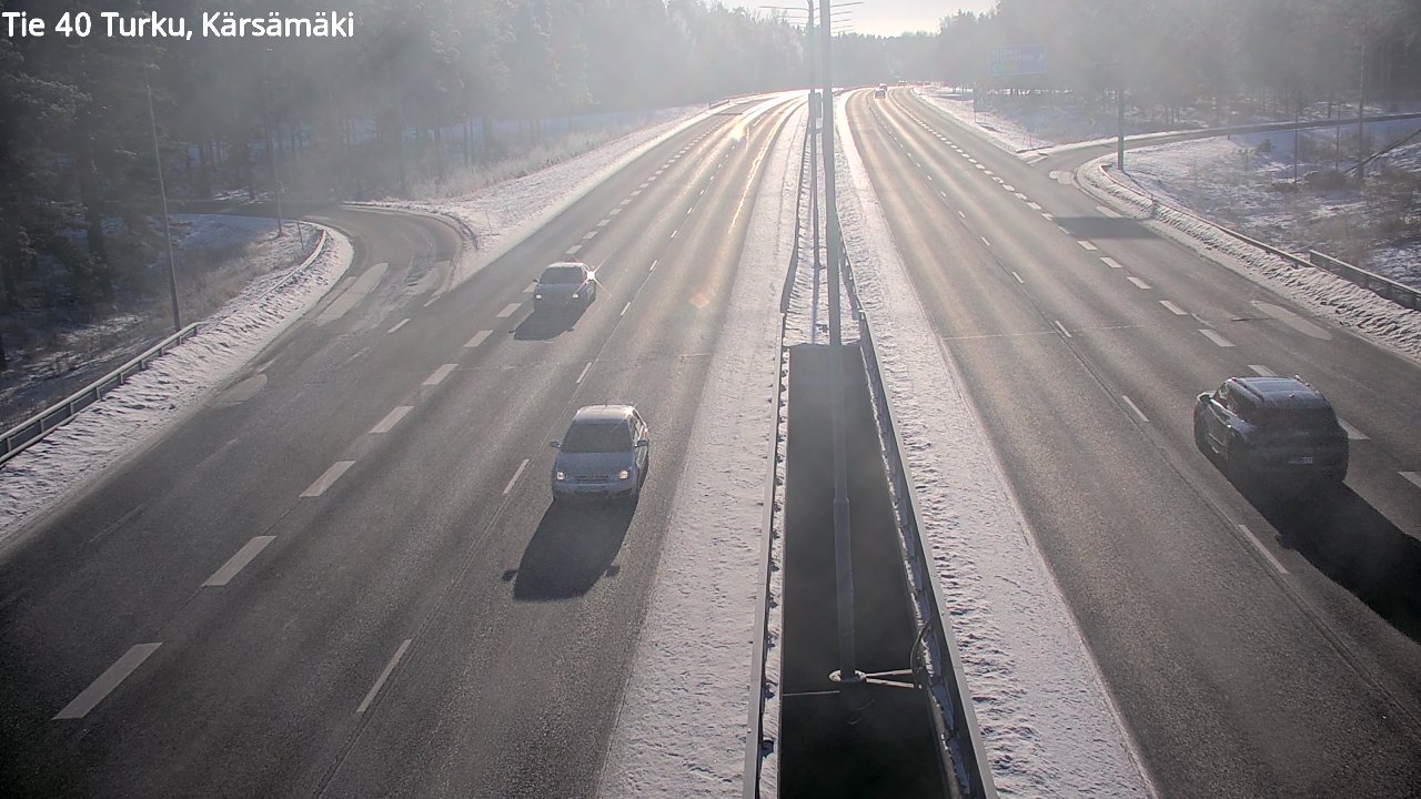 Weather Camera Image Road 40 Turku, Kärsämäki, Turku, Varsinais-Suomi