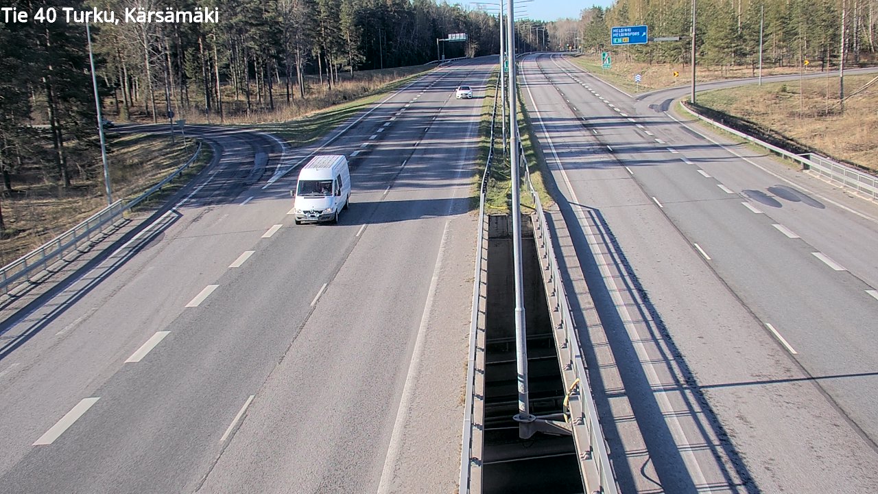 Weather Camera Image Road 40 Turku, Kärsämäki, Turku, Varsinais-Suomi