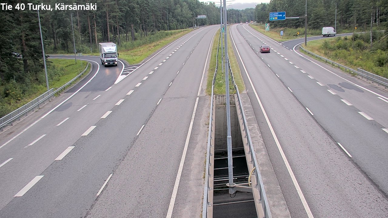 Weather Camera Image Road 40 Turku, Kärsämäki, Turku, Varsinais-Suomi