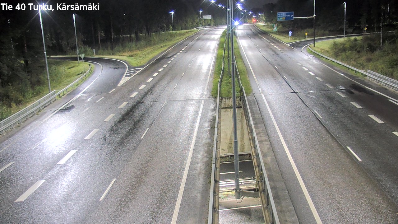 Weather Camera Image Väg 40 Åbo, Kärsämäki, Turku, Varsinais-Suomi