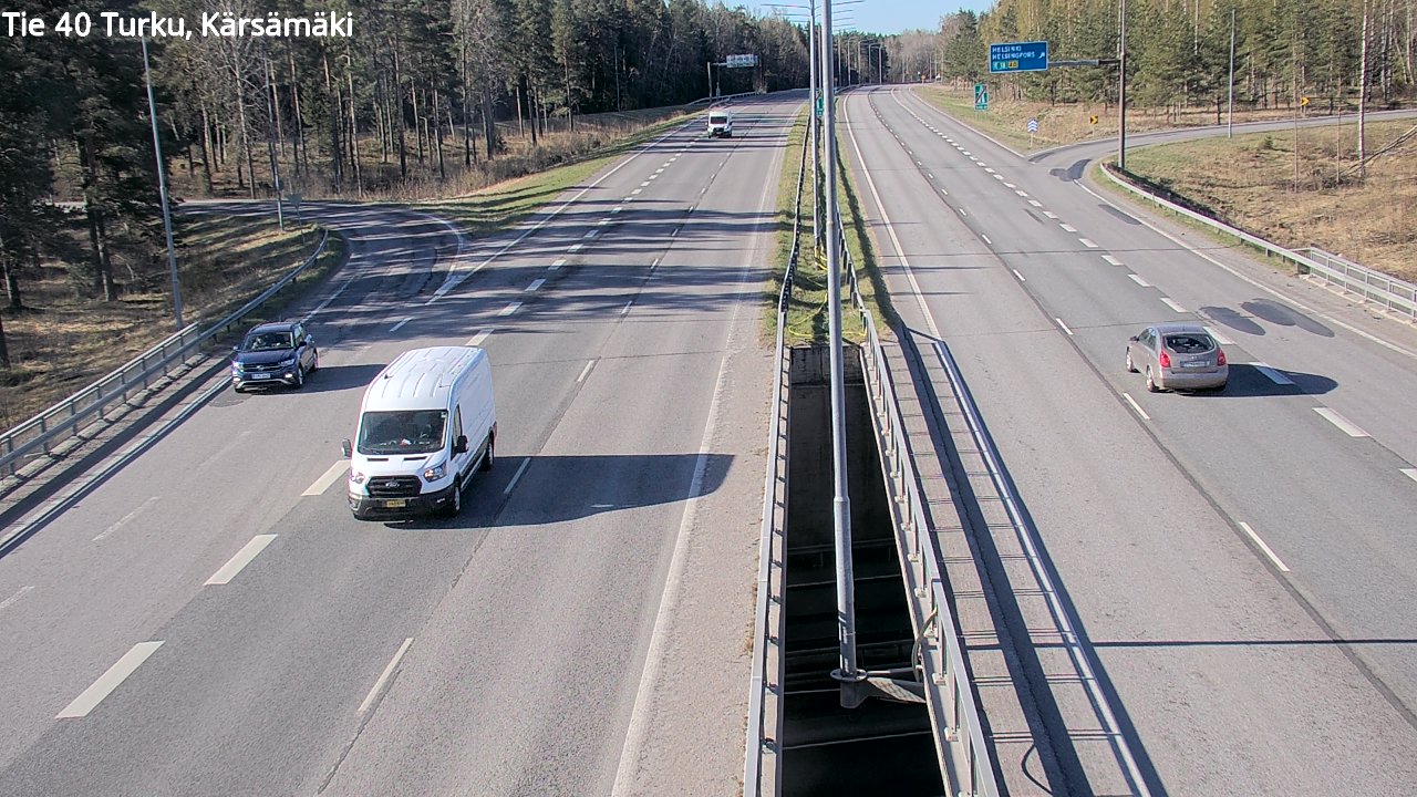 Weather Camera Image Road 40 Turku, Kärsämäki, Turku, Varsinais-Suomi