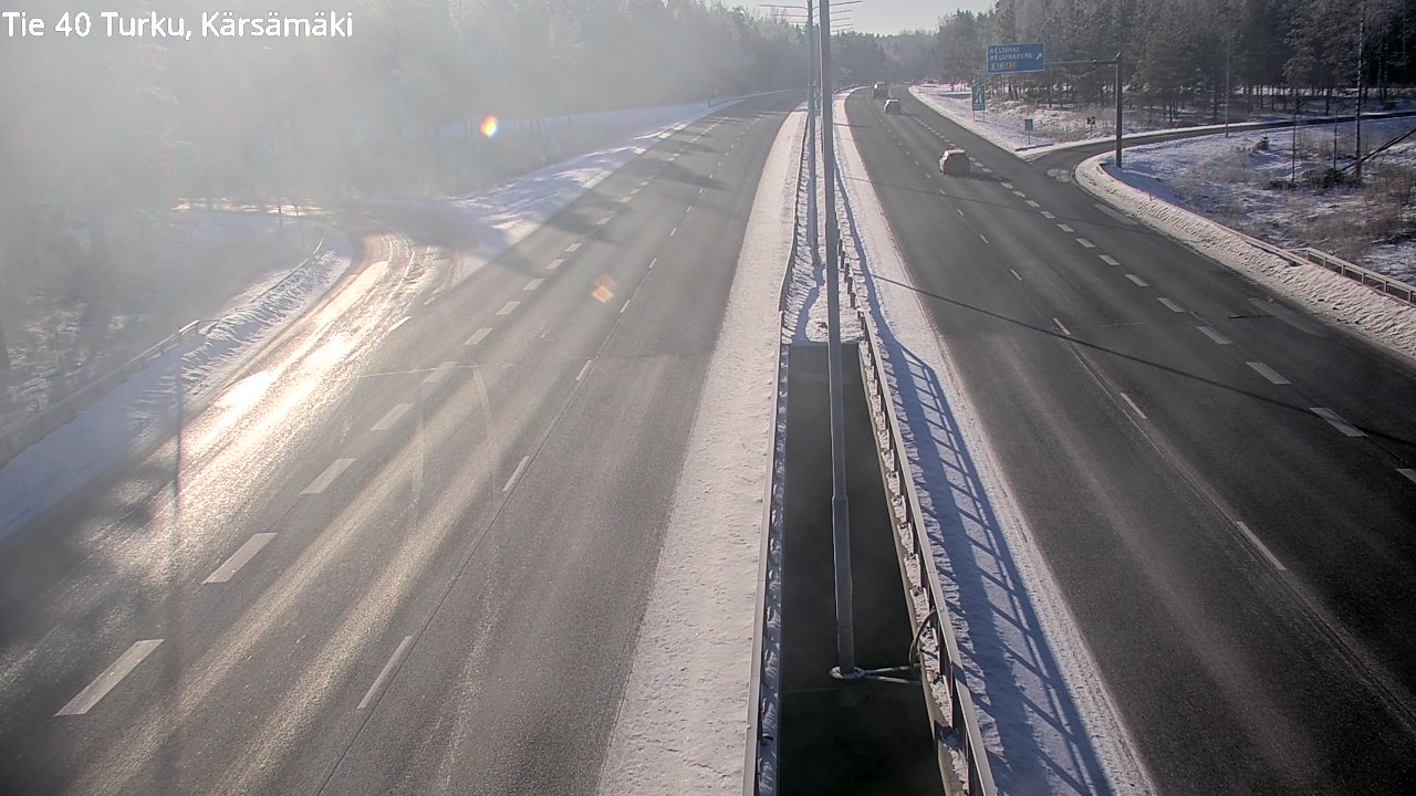 Weather Camera Image Road 40 Turku, Kärsämäki, Turku, Varsinais-Suomi