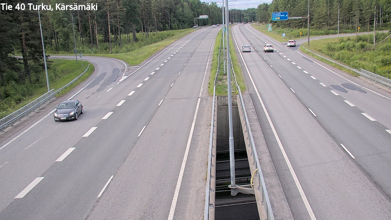 Weather Camera Image Road 40 Turku, Kärsämäki, Turku, Varsinais-Suomi