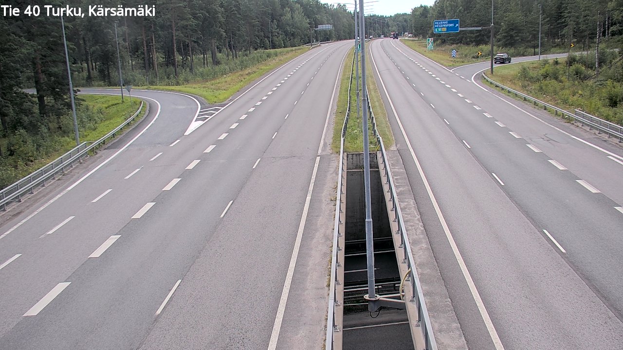Weather Camera Image Road 40 Turku, Kärsämäki, Turku, Varsinais-Suomi