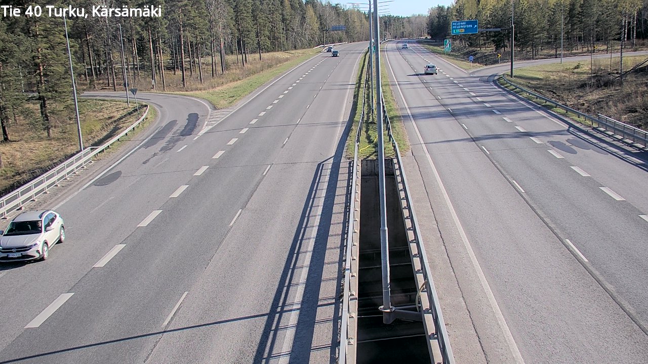 Weather Camera Image Road 40 Turku, Kärsämäki, Turku, Varsinais-Suomi