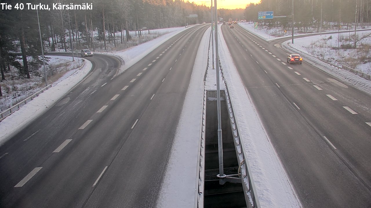 Weather Camera Image Road 40 Turku, Kärsämäki, Turku, Varsinais-Suomi