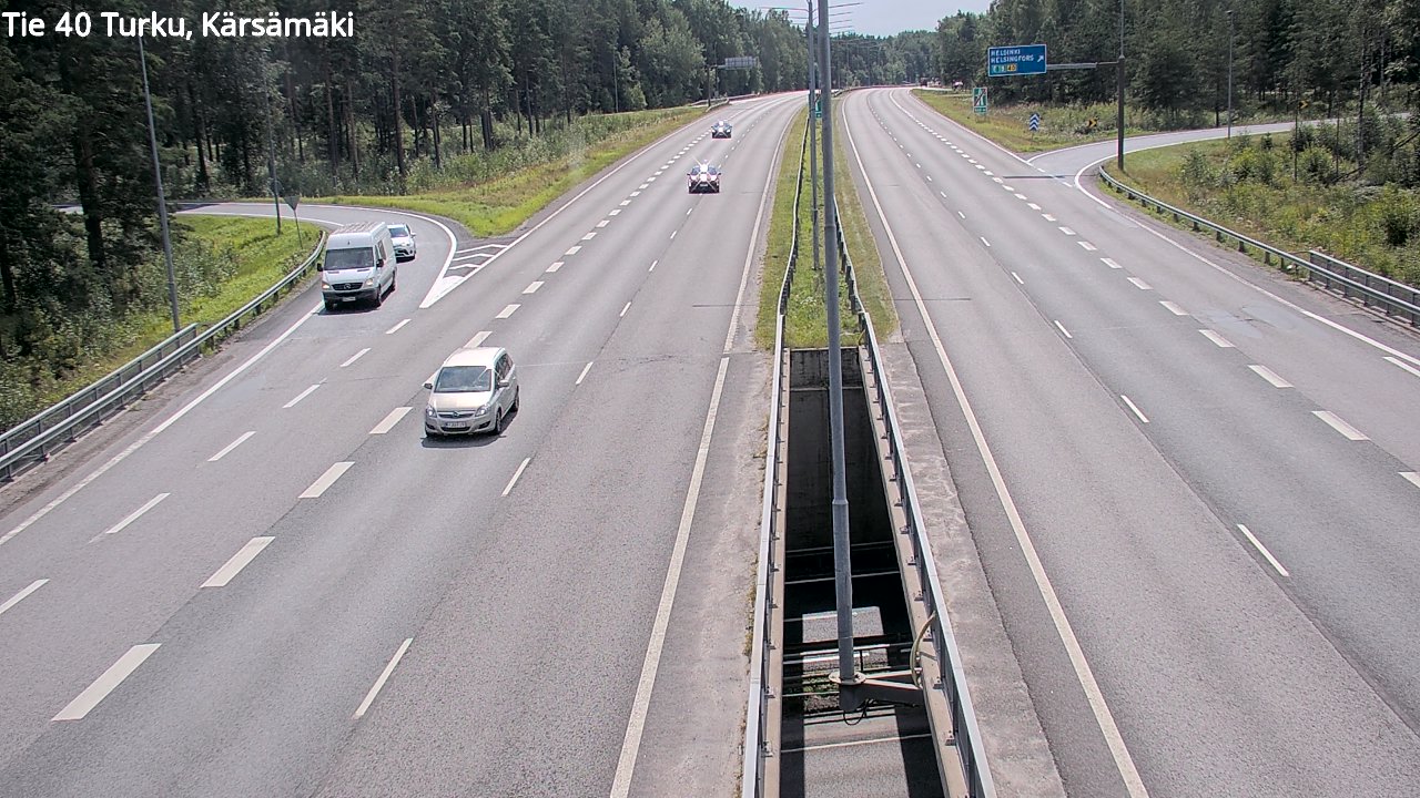 Weather Camera Image Road 40 Turku, Kärsämäki, Turku, Varsinais-Suomi