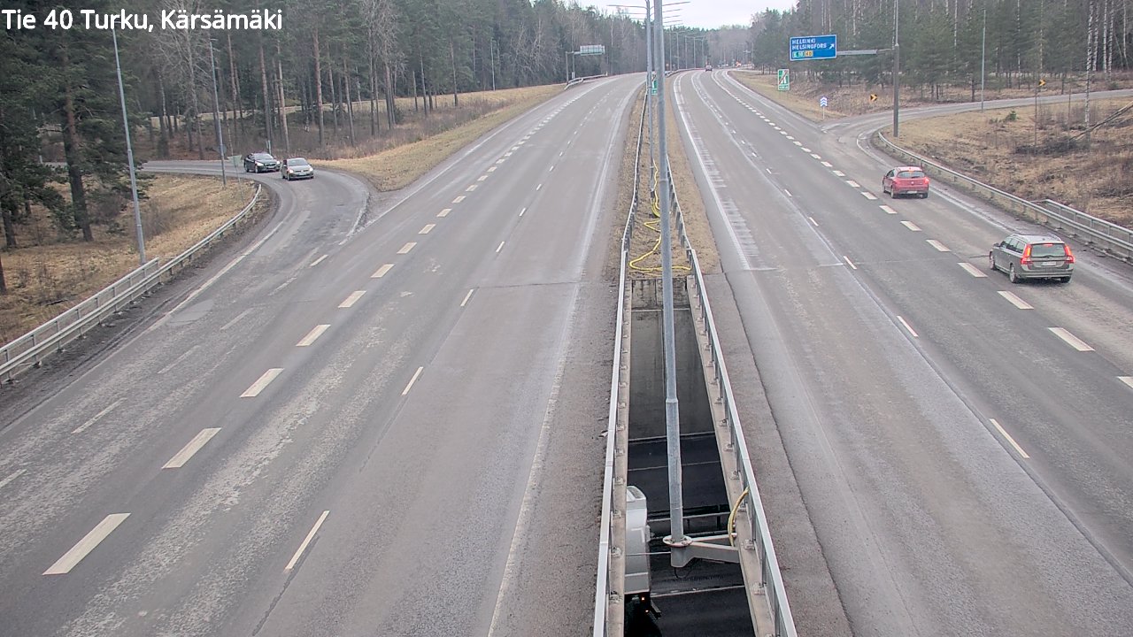 Weather Camera Image Road 40 Turku, Kärsämäki, Turku, Varsinais-Suomi