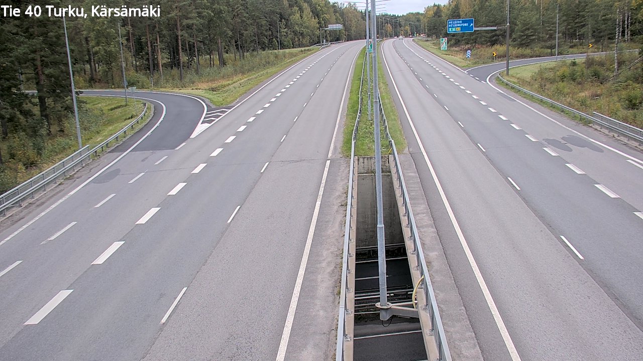 Weather Camera Image Väg 40 Åbo, Kärsämäki, Turku, Varsinais-Suomi
