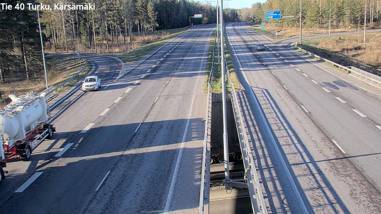 Weather Camera Image Road 40 Turku, Kärsämäki, Turku, Varsinais-Suomi