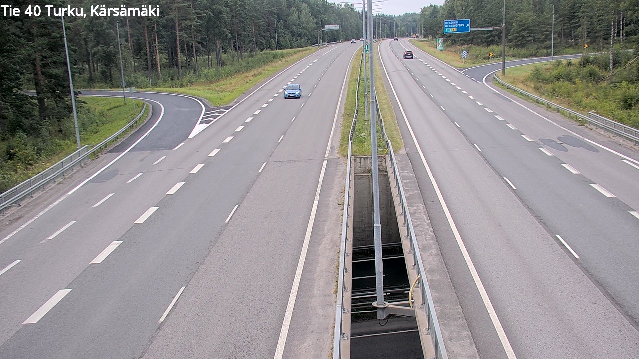 Weather Camera Image Road 40 Turku, Kärsämäki, Turku, Varsinais-Suomi