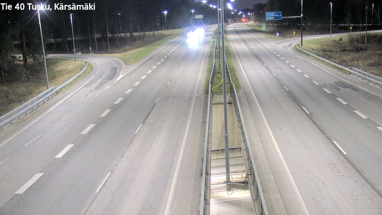 Weather Camera Image Road 40 Turku, Kärsämäki, Turku, Varsinais-Suomi