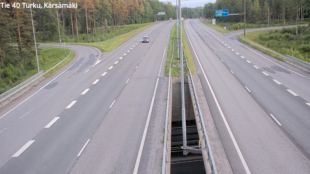 Weather Camera Image Road 40 Turku, Kärsämäki, Turku, Varsinais-Suomi