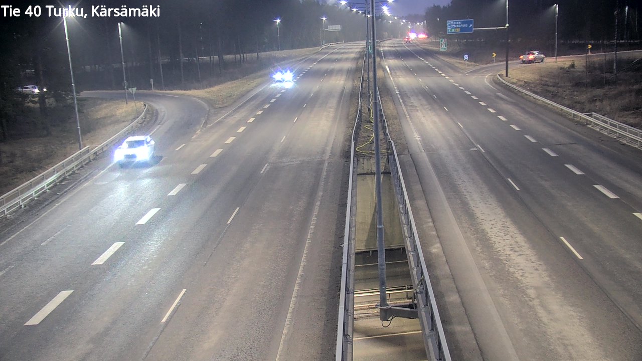 Weather Camera Image Road 40 Turku, Kärsämäki, Turku, Varsinais-Suomi