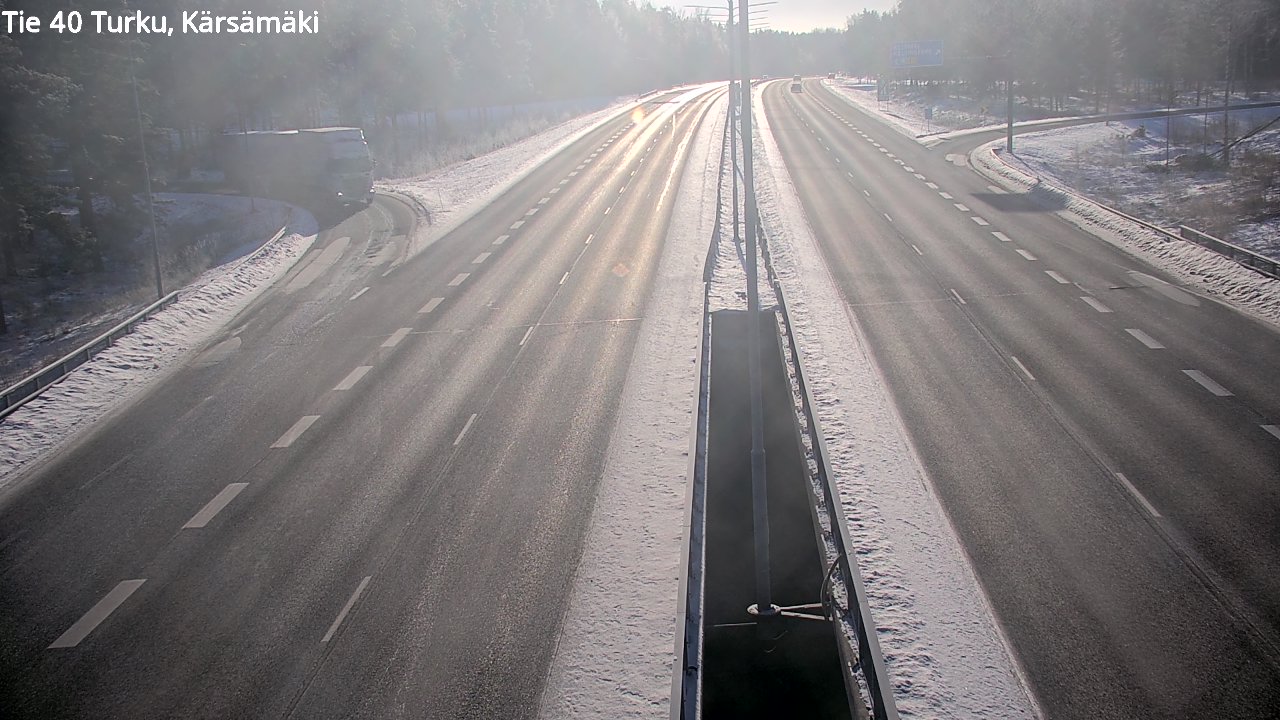 Weather Camera Image Road 40 Turku, Kärsämäki, Turku, Varsinais-Suomi