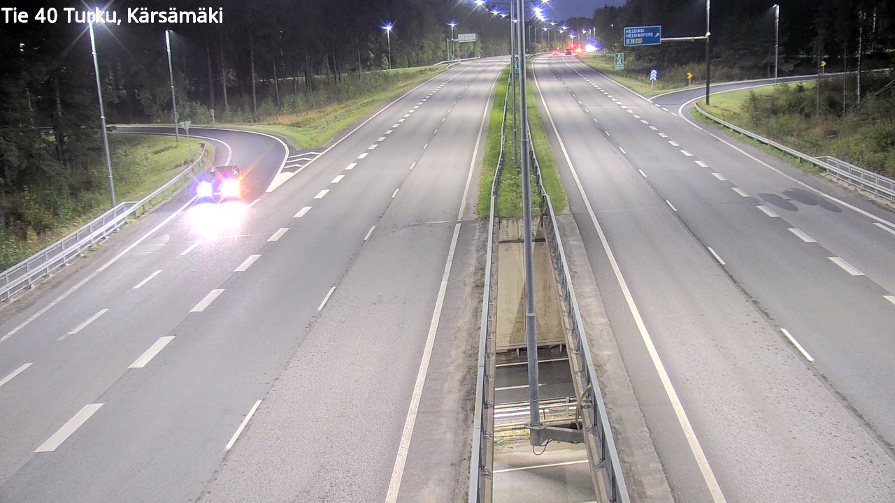 Weather Camera Image Väg 40 Åbo, Kärsämäki, Turku, Varsinais-Suomi