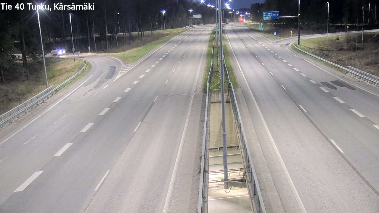 Weather Camera Image Väg 40 Åbo, Kärsämäki, Turku, Varsinais-Suomi