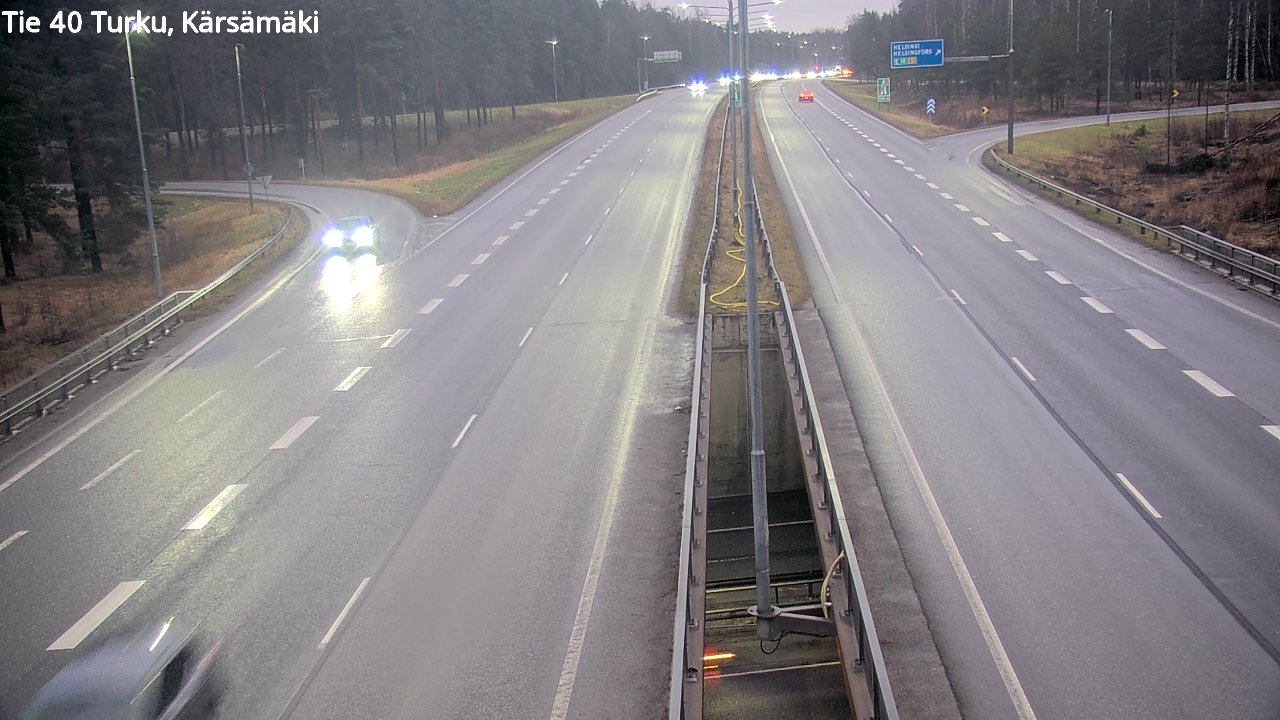 Weather Camera Image Väg 40 Åbo, Kärsämäki, Turku, Varsinais-Suomi