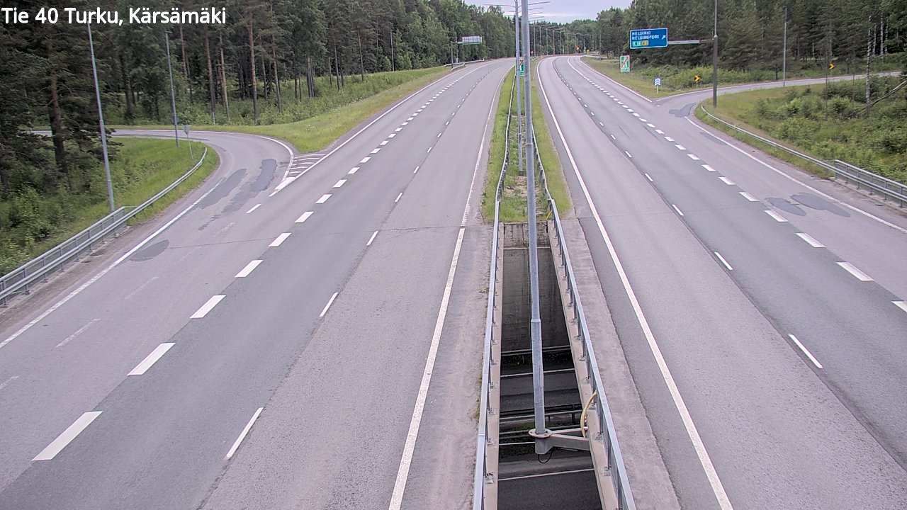 Weather Camera Image Road 40 Turku, Kärsämäki, Turku, Varsinais-Suomi