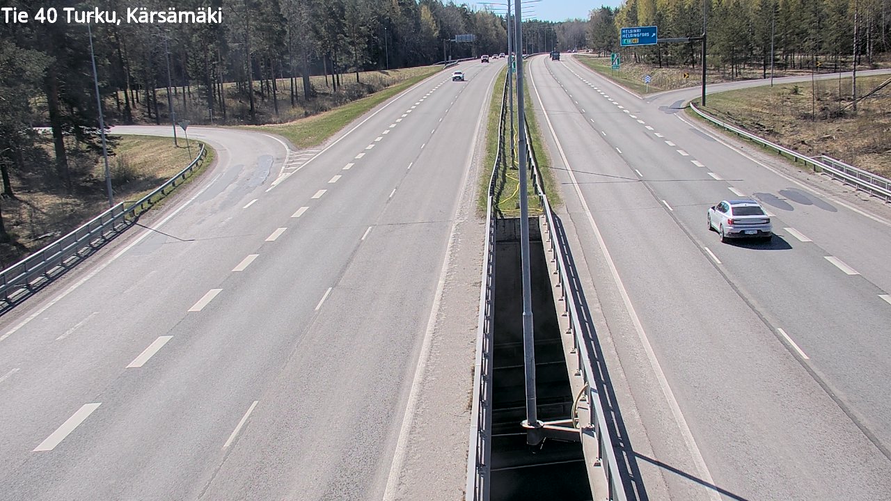 Weather Camera Image Road 40 Turku, Kärsämäki, Turku, Varsinais-Suomi