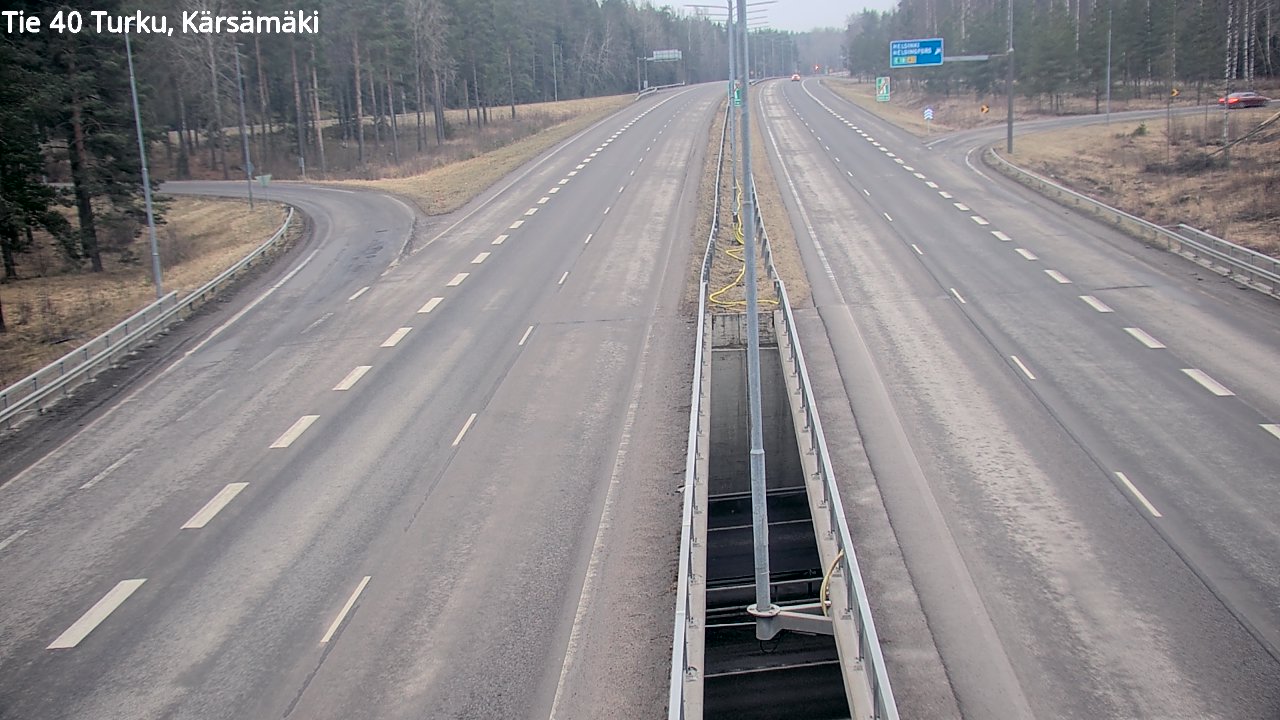 Weather Camera Image Road 40 Turku, Kärsämäki, Turku, Varsinais-Suomi