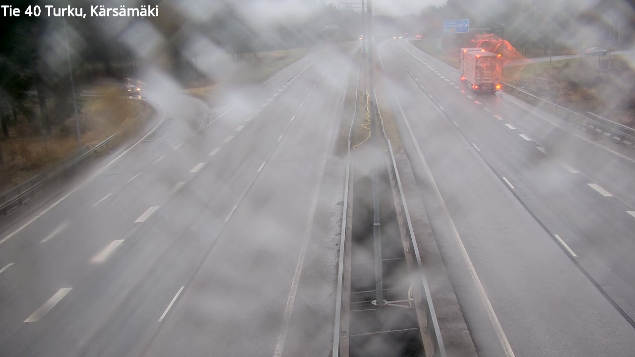 Weather Camera Image Väg 40 Åbo, Kärsämäki, Turku, Varsinais-Suomi