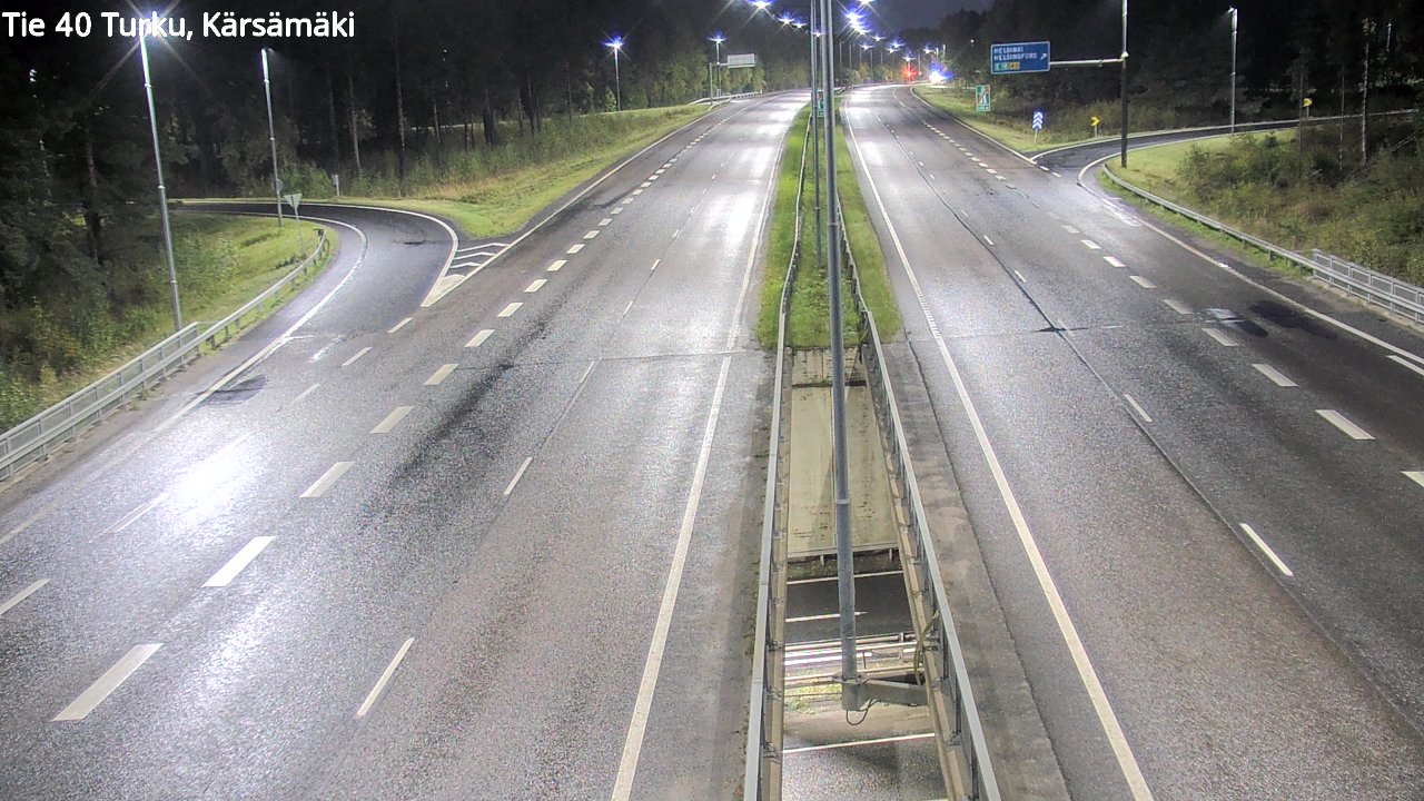 Weather Camera Image Väg 40 Åbo, Kärsämäki, Turku, Varsinais-Suomi