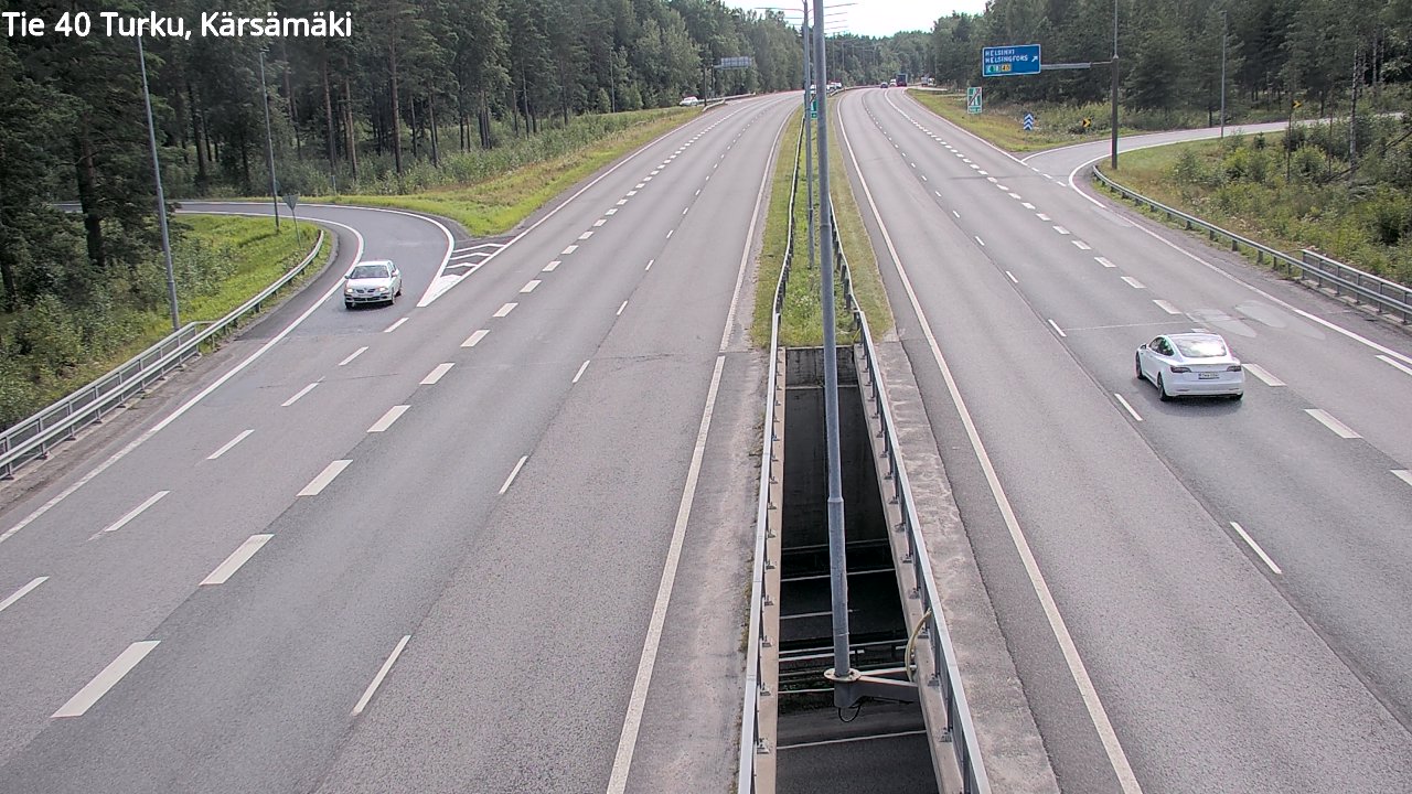 Weather Camera Image Road 40 Turku, Kärsämäki, Turku, Varsinais-Suomi