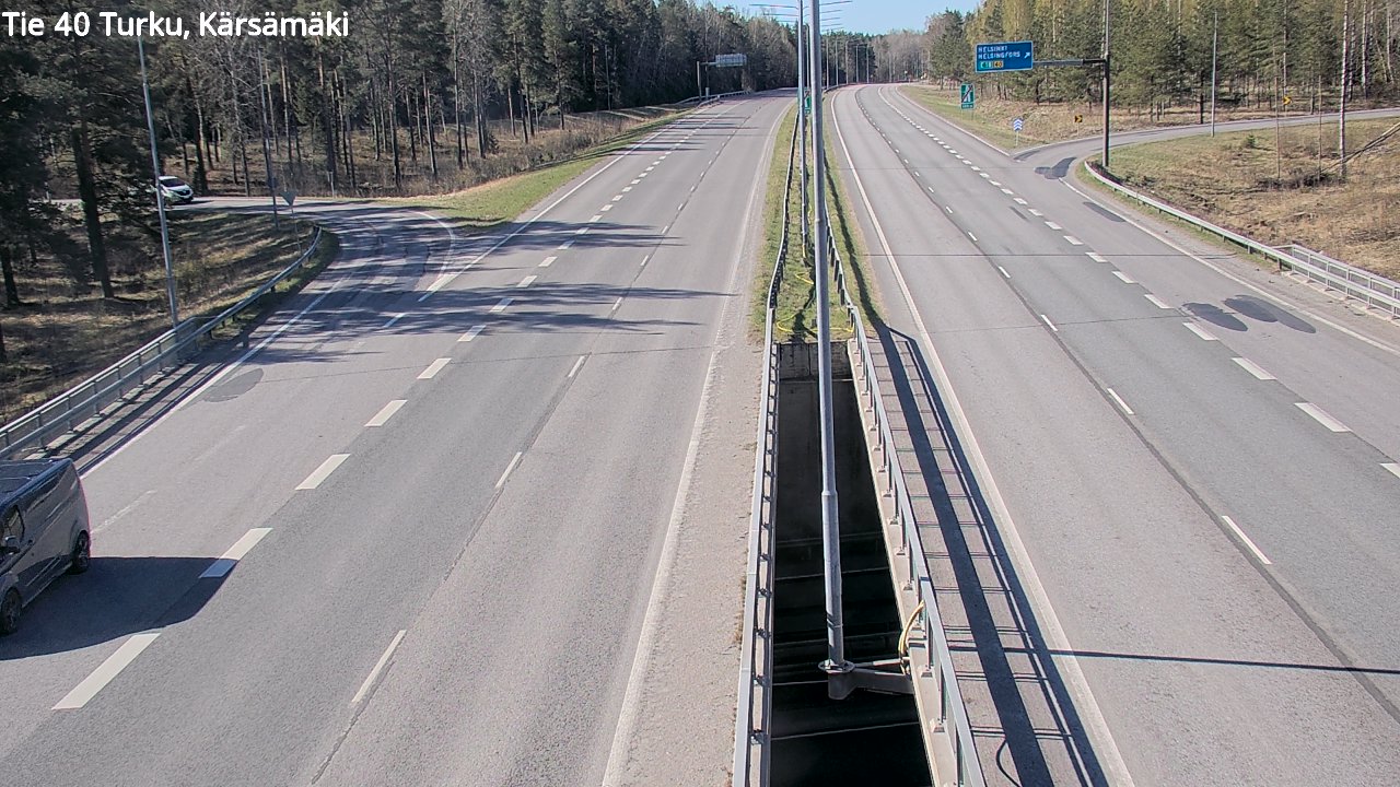 Weather Camera Image Road 40 Turku, Kärsämäki, Turku, Varsinais-Suomi