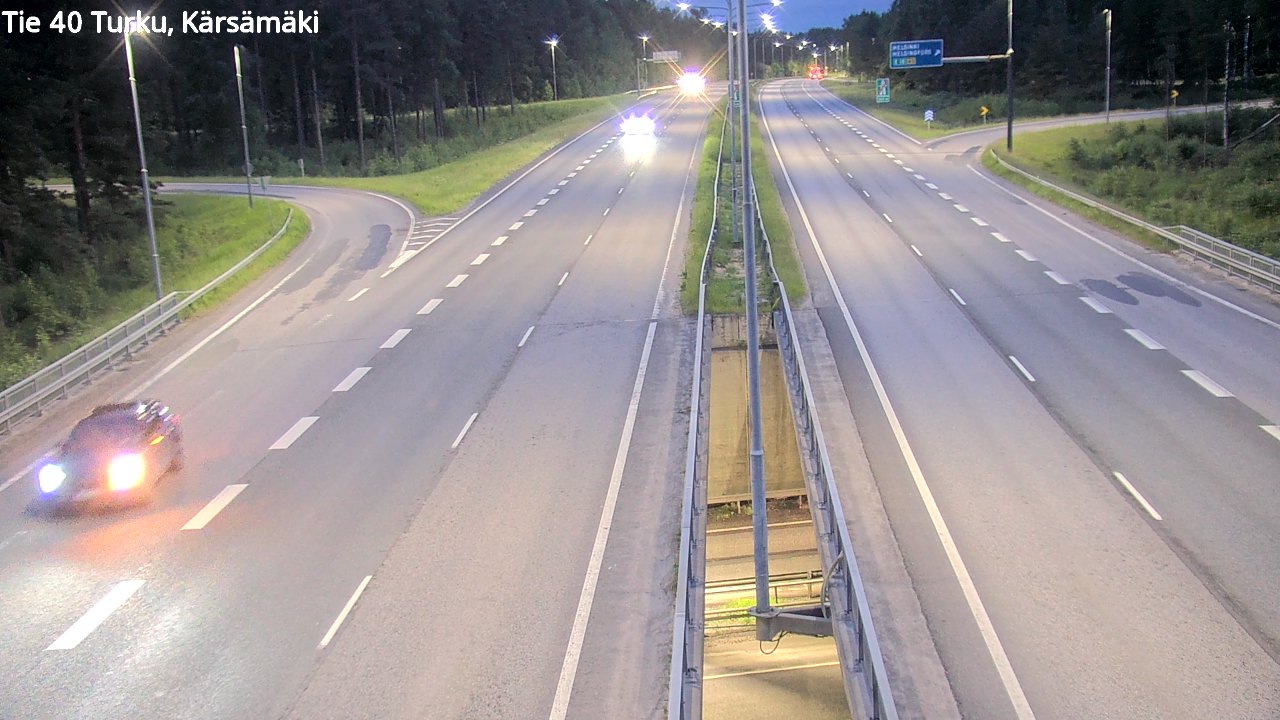 Weather Camera Image Road 40 Turku, Kärsämäki, Turku, Varsinais-Suomi