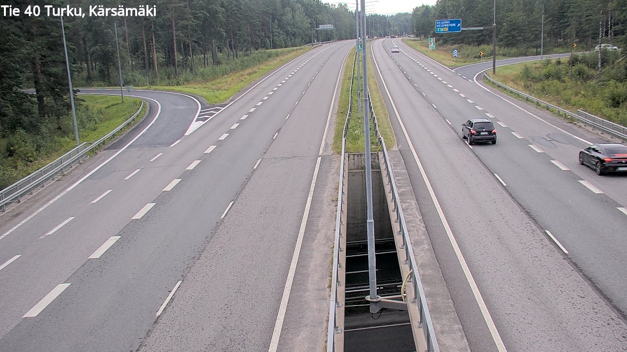 Weather Camera Image Road 40 Turku, Kärsämäki, Turku, Varsinais-Suomi