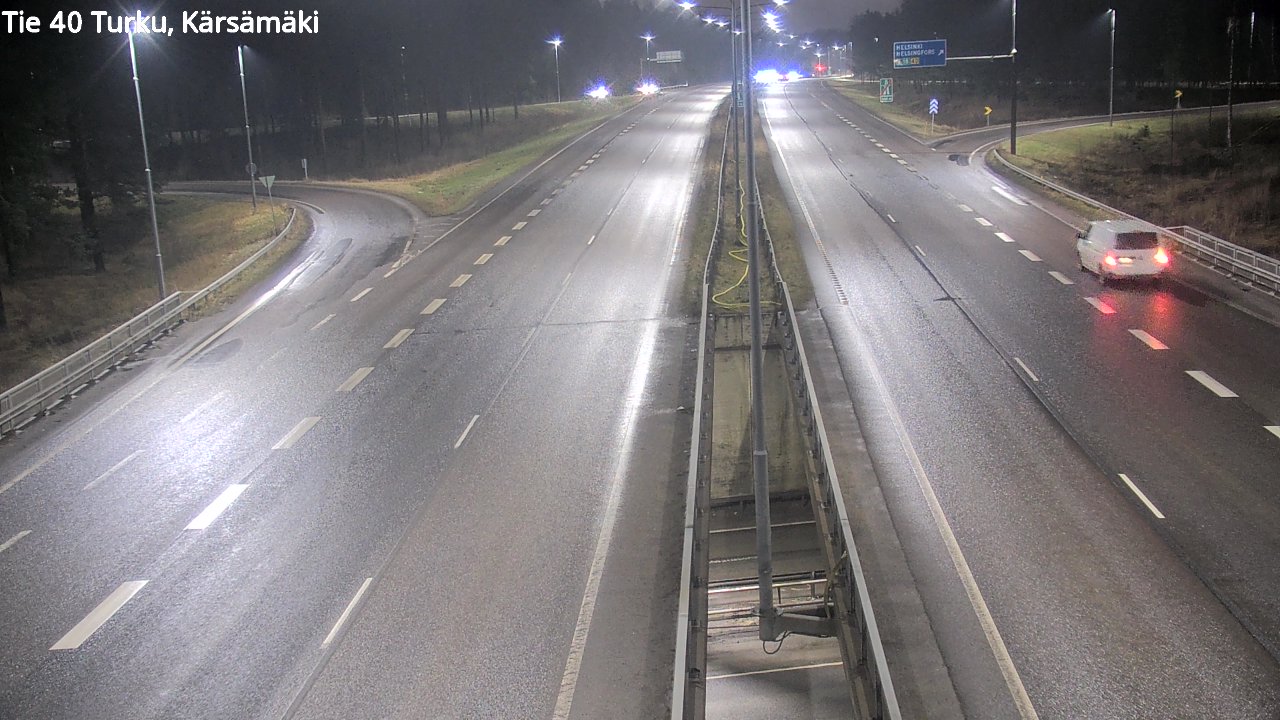 Weather Camera Image Väg 40 Åbo, Kärsämäki, Turku, Varsinais-Suomi