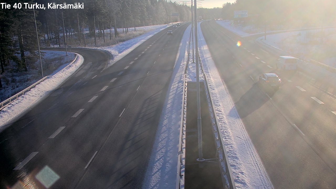 Weather Camera Image Road 40 Turku, Kärsämäki, Turku, Varsinais-Suomi