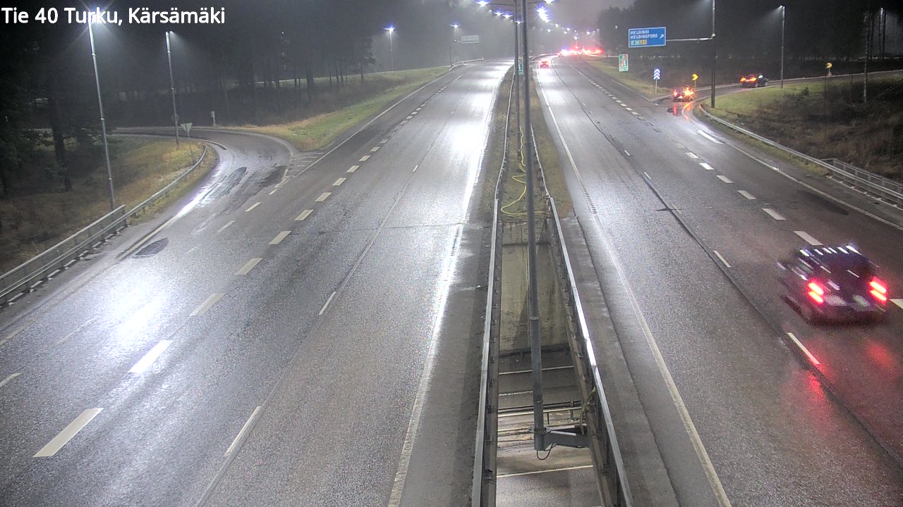 Weather Camera Image Väg 40 Åbo, Kärsämäki, Turku, Varsinais-Suomi