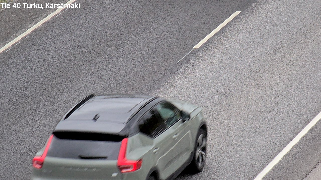 Weather Camera Image Väg 40 Åbo, Kärsämäki, Turku, Varsinais-Suomi