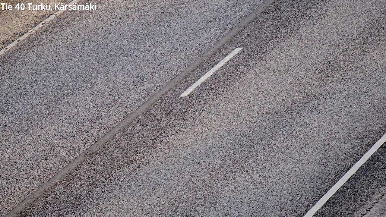 Weather Camera Image Väg 40 Åbo, Kärsämäki, Turku, Varsinais-Suomi