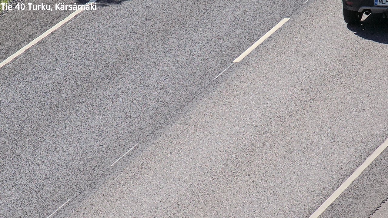 Weather Camera Image Väg 40 Åbo, Kärsämäki, Turku, Varsinais-Suomi