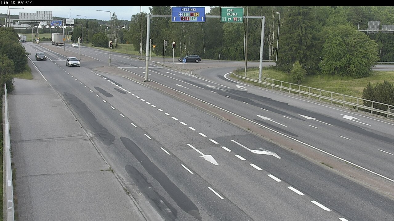 Weather Camera Image Road 40 Raisio, Raisio, Varsinais-Suomi