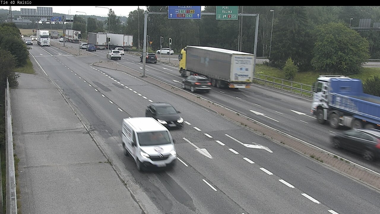 Weather Camera Image Väg 40 Reso, Raisio, Varsinais-Suomi