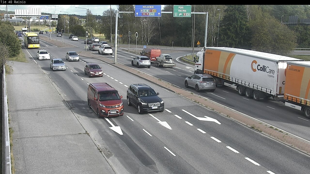 Weather Camera Image Väg 40 Reso, Raisio, Varsinais-Suomi