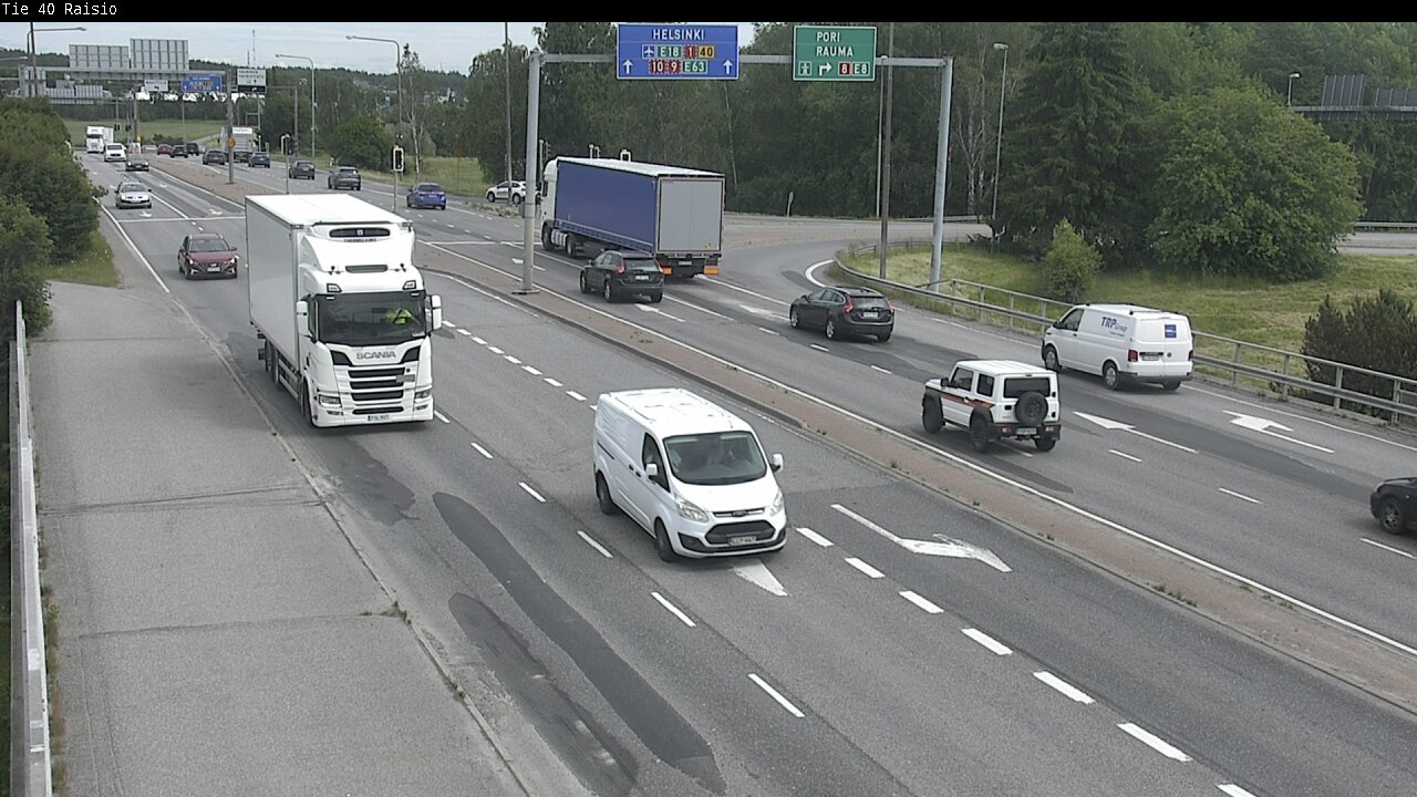 Weather Camera Image Road 40 Raisio, Raisio, Varsinais-Suomi