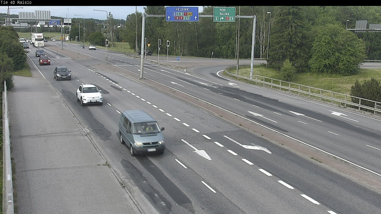 Weather Camera Image Road 40 Raisio, Raisio, Varsinais-Suomi